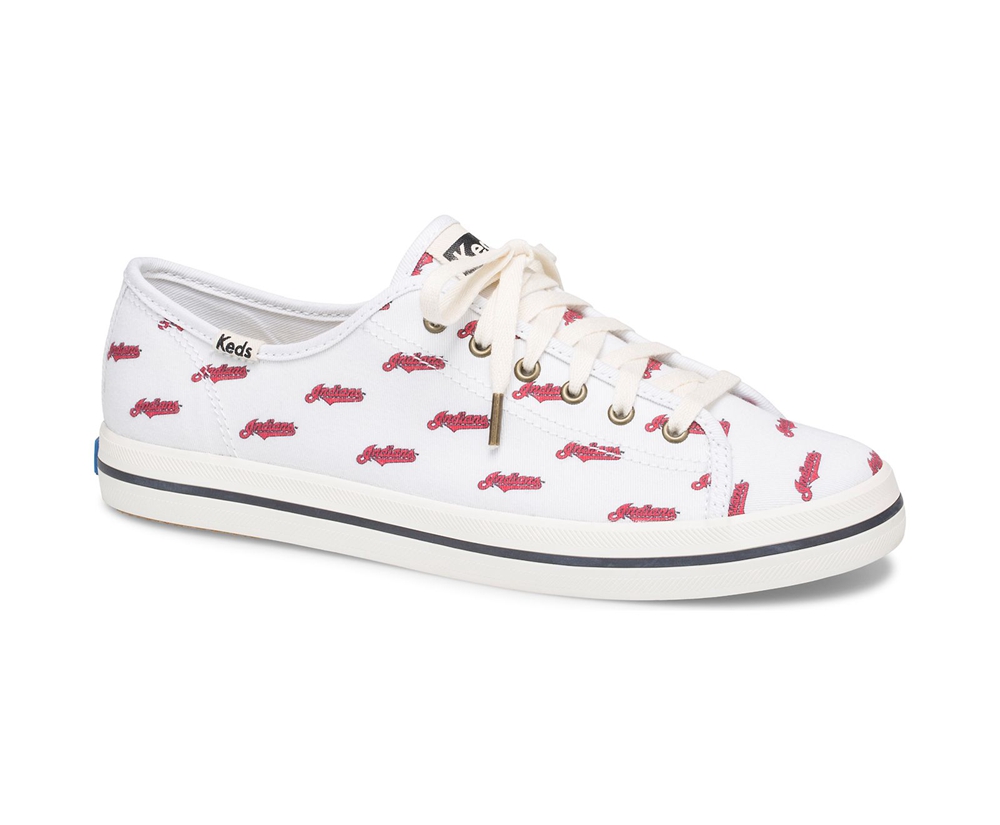 Keds Womens Sneakers White/Red - Kickstart MLB® - 328XZTUNM